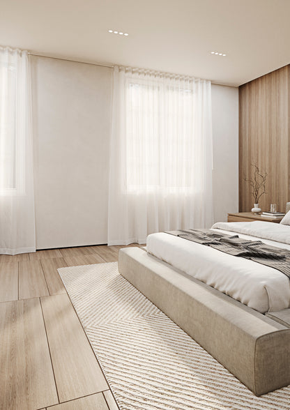 Self-Adhesive Modern Sheer Curtain